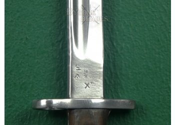 Indian 1907 Pattern Ishapore Bayonet. Brass Scabbard Furniture. #2202012 #11