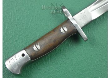 Indian 1907 Pattern Ishapore Bayonet. Brass Scabbard Furniture. #2202012 #9