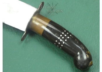 Indian 1970's Vintage clip point yataghan knife. #2511015 #8