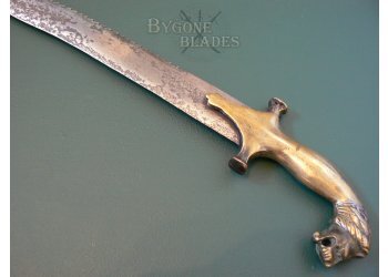 Indian Saw Backed Yataghan Style Sword #8