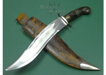 Indian Vintage Clip-Point Yataghan Knife Circa 1970. #2511016 #2