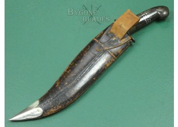 Indian Vintage Clip-Point Yataghan Knife Circa 1970. #2511016 #4