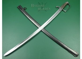 Italian M1833 horse artillery sword