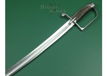 Italian 1833 Mounted Artillery Sabre. Wester &amp; Co. #2211004 #8