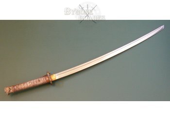 Japanese Imperial Army Type 95 NCO Sword. Shin Gunto. Matching Numbers #6