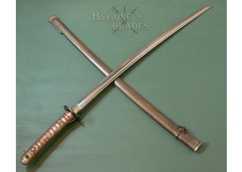 Japanese Type 95 Nagoya Arsenal NCO Shin Gunto. Matching Numbers #4