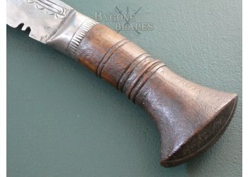 Nepalese Kukri. Early 20th Century Complete With Fire Lighting Pouch #10