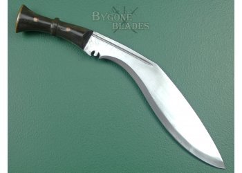 Nepalese Military Kukri. Horn Grip. Solid Tang. #2201008a #5