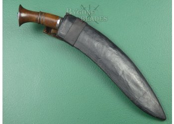 Nepalese Military Kukri Knife. Broad Arrow, Inspection Stamp and 1915 Date. #2201015 #3