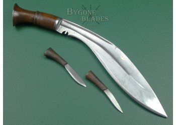 Nepalese Military Kukri Knife. Broad Arrow, Inspection Stamp and 1915 Date. #2201015 #5