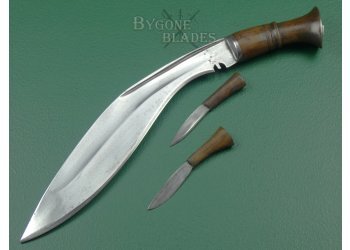 Nepalese Military Kukri Knife. Broad Arrow, Inspection Stamp and 1915 Date. #2201015 #6