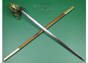 Scottish 19th Century Basket Hilted Broadsword. #2311021 #1