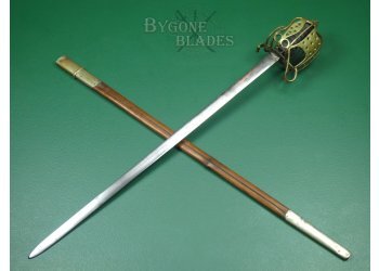 Scottish 19th Century Basket Hilted Broadsword. #2311021 #2