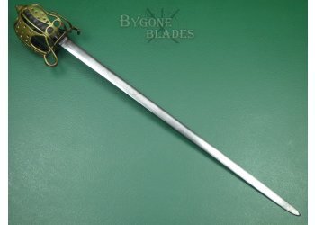 Scottish 19th Century Basket Hilted Broadsword. #2311021 #5