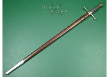 Scottish. Royal Scots 1828/1883 Pattern Cross Hilt Broadsword. Named Officer. #2312008 #4