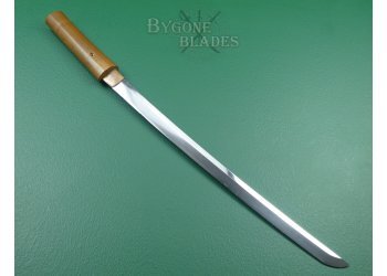Shinto Period Signed Wakizashi Short Sword. Tadamitsu #4