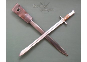 Swiss M1914 Sawback Pioneer Bayonet