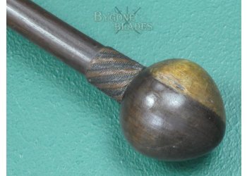 Zulu Iwisa. Knobkerrie. Two-Tone Conical Head. #2606005 #5