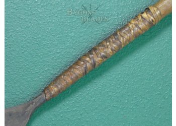 Zulu Wars Stabbing Spear. Iklwa 1879. Woven Palm Binding. #2403001 #6
